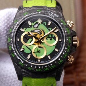 Rolex Daytona Cosmos Chronograph Carbon Fiber Edition Green Exploded Dragon Dial
