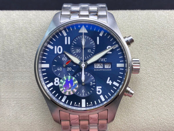 IWC Pilot Chronograph Edition Le Petit Prince IW377717 ZF Factory V2 Blue Dial