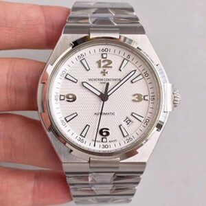 Vacheron Constantin Overseas 47040 Stainless Steel Bracelet JJ Factory White Dial