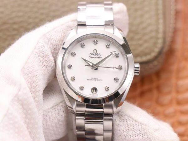 VS Factory Replica Omega Seamaster 220.10.38.20.52.001 Aqua Terra 150M CO‑AXIAL Master Chronometer Ladies