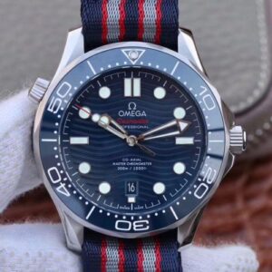 Omega Seamaster Diver 300m 210.30.42.20.03.001 Blue Wave Dial VS Factory