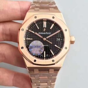 Audemars Piguet Royal Oak Rose Gold 15450 JF Factory V5 Black Dial