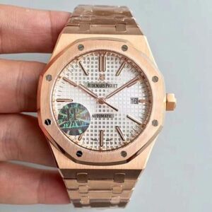 Audemars Piguet Royal Oak 15450 Rose Gold JF Factory V5 Silver Dial