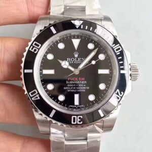 Rolex Submariner 114060 Noob Factory V9 Black Dial
