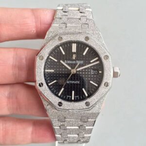 Audemars Piguet Royal Oak Frosted Gold 37MM 15454 OM Factory Black Dial