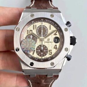 Audemars Piguet Royal Oak Offshore 26470ST.OO.A801CR.01 JF Factory V2 Beige Dial