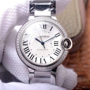 Cartier Ballon Bleu W4BB0017 V6 Factory White Dial
