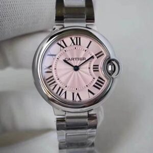 Ballon Bleu De Cartier WE902073 33mm V6 Factory Pink Dial