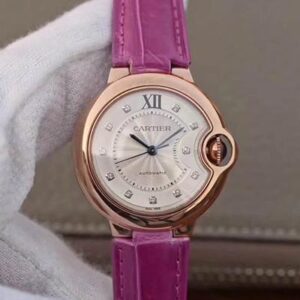 Ballon Bleu De Cartier WE902040 V9 Factory Silver Textured Dial