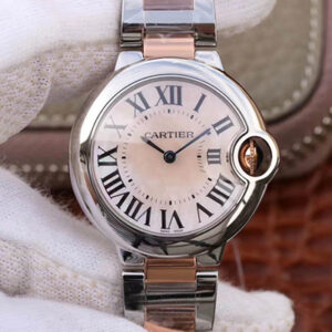 Ballon Bleu De Cartier W69201 Ladies 33MM V6 Factory Pink Dial