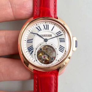 Cartier Drive De Tourbillon W4100013 18K Rose Gold White Dial