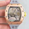 Richard Mille RM011 Felipe Massa Chronograph KV Factory Rose Gold Skeleton Dial