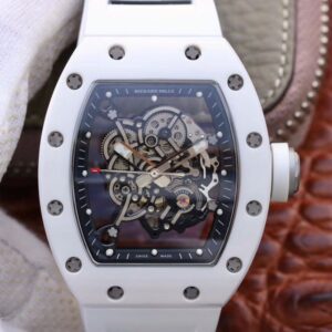 Richard Mille RM055 White Ceramic Skeleton Dial KV Factory V2