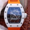 Richard Mille RM055 Skeleton Dial Orange Strap KV Factory V2