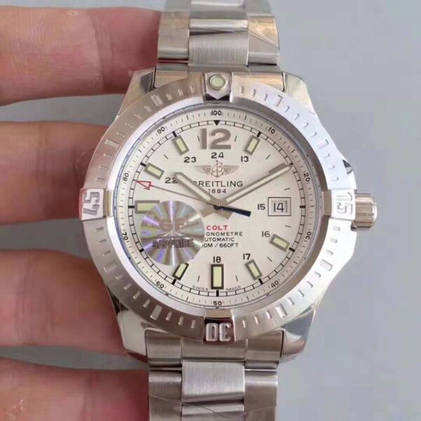 Breitling Colt Automatic 44MM A1738811-G791 GF Factory White Dial