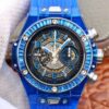 Hublot Big Bang Unico 411.JX.4802.RT Blue Strap Skeleton Dial