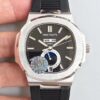 Patek Philippe Nautilus Annual Calendar Moonphase 5726A KM Factory V2 Black Dial
