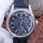 Jaeger-LeCoultre Polaris Geographic 904847J 42MM TWA Factory Black Blue Textured Dial