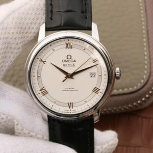 Omega De Ville Prestige Co-Axial 39.5MM 424.13.40.20.02.005 MKS Factory Silver Dial
