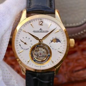 Jaeger-LeCoultre Master Grande Tourbillon 18K Yellow Gold White Dial