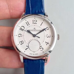 Jaeger-LeCoultre Rendez-Vous 3448420 Blue Leather Strap White Dial