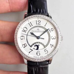 Jaeger-LeCoultre Rendez-Vous 3612420 Black Leather Strap White Dial