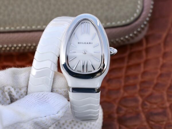 Bvlgari Serpenti Spiga Watch 102613 BV Factory Steel No Diamond