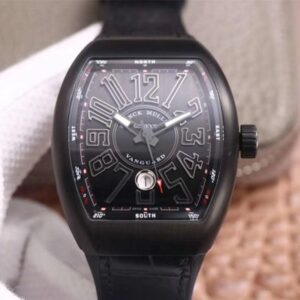 Franck Muller Vanguard V 45 SC DT TT NR BR TT ZF Factory Black Dial