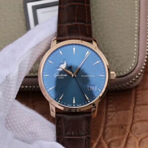 Glashutte Original Senator 1-36-04-04-02-01 Moonphase Gray Dial