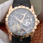 Roger Dubuis Excalibur Skeleton Flying Tourbillon RDDBEX0392 Grey Skeleton Dial