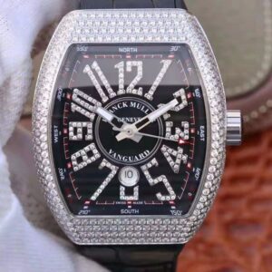 Franck Muller Vanguard V45.SC.DT.D.NBR.CD.5N.NR Black Dial