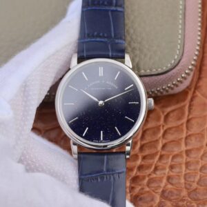 A. Lange & Sohne Saxonia Thin Gold-flux-coated Dial In Copper-blue 205.086 SV Factory
