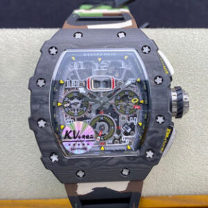 Richard Mille RM-011 KV Factory Carbon Fiber Case Replica Watches - Luxury Replica
