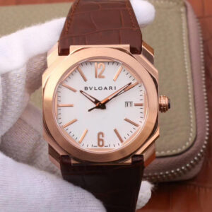 Bvlgari Octo 102119 BGOP38WGLD Stainless Steel Bezel Replica Watches - Luxury Replica
