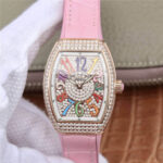 Franck Muller Pink Strap Super Clone Watch: Price, Pictures, Videos, Reviews.