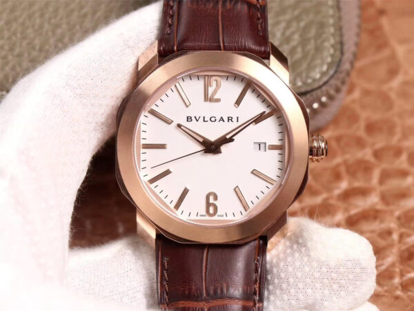 Bvlgari Octo BV Factory Gold Bezel Replica Watches - Luxury Replica