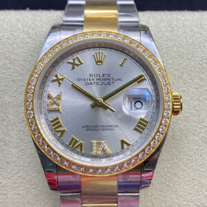 Rolex M126283RBR-0018 Silver Dial | US Replica - 1:1 Top quality replica watches factory, super clone Swiss watches.