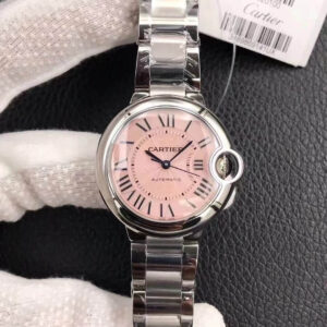 Ballon Bleu De Cartier 33MM W6920041 V6 Factory Stainless Steel Strap Replica Watches - Luxury Replica