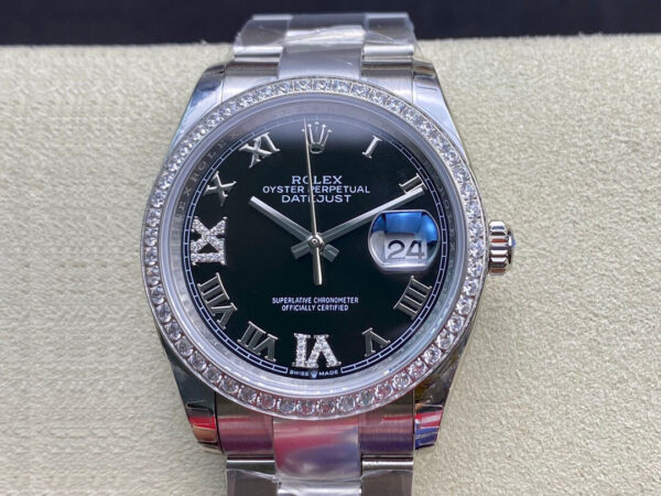 Rolex Datejust Diamond-Set Bezel | US Replica - 1:1 Top quality replica watches factory, super clone Swiss watches.