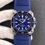 Bell & Ross BR0392-D-BU-ST/SRB Blue Dial | US Replica - 1:1 Top quality replica watches factory, super clone Swiss watches.