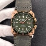 Bell & Ross BR0392-D-G-BR/SCA Super Clone Watch: Price, Pictures, Videos, Reviews.