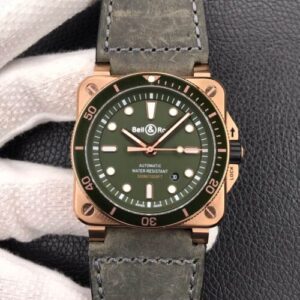 Bell & Ross BR0392-D-G-BR/SCA Green Dial | US Replica - 1:1 Top quality replica watches factory, super clone Swiss watches.
