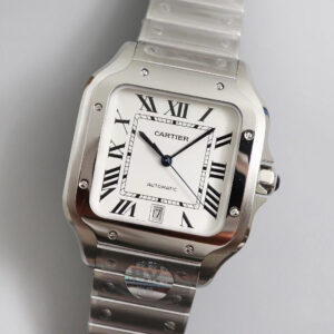 Cartier Santos WSSA0009 BV Factory Stainless Steel Strap Replica Watches - Luxury Replica