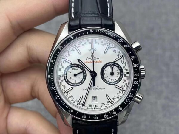 Omega Speedmaster Racing Chronograph 329.33.44.51.04.001 OM Factory Black Strap Replica Watches - Luxury Replica