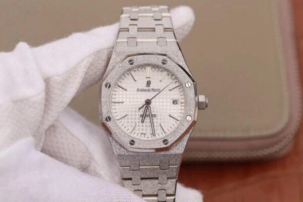 Audemars Piguet Royal Oak 15454BC.GG.1259BC.01 JH Factory Silver Strap Replica Watches - Luxury Replica