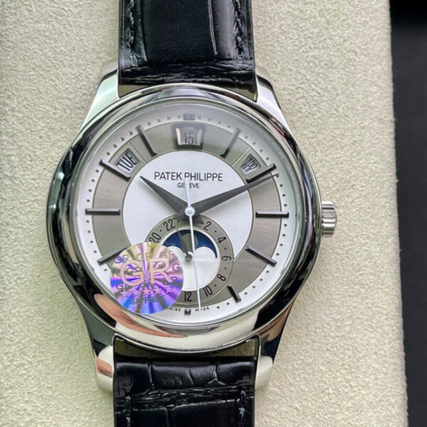 Patek Philippe Complications 5205G-001 GR Factory Stainless Steel Bezel Replica Watches - Luxury Replica