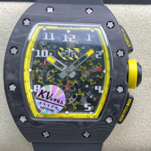 Richard Mille RM-011 KV Factory Rubber Strap Replica Watches - Luxury Replica