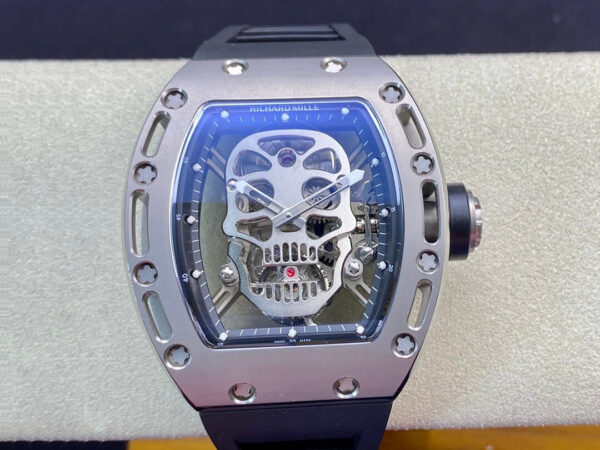 Richard Mille RM052 Tourbillon EUR Factory Rubber Strap Replica Watches - Luxury Replica