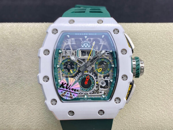 Richard Mille RM011-03 KV Factory White Dial Replica Watches - Luxury Replica