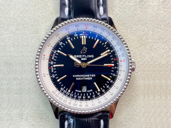Breitling Navitimer 1 A17326211B1P1 Black Strap Replica Watches - Luxury Replica